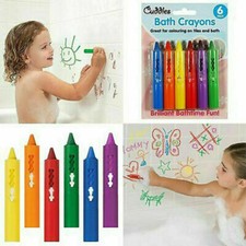 Baby Bath Crayons Pack of 6 for Toddler Child Washable Fun Play Educational Toy