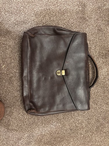 Mulberry brown leather - leather, laptop