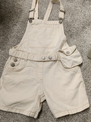 Next girls cream cotton denim - cream,