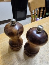 Vintage Wooden Salt & Pepper Mills/Grinders