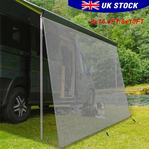 Awning sun shade screen - rv,