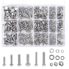 510 Pcs Screws, Nuts & Washers