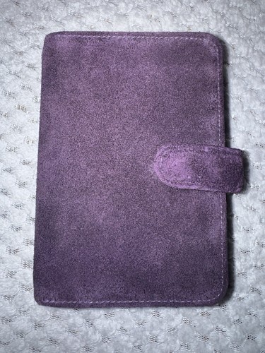 Debenhams purple suede leather - suede,