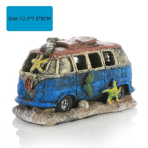 Car wreck aquarium - car,