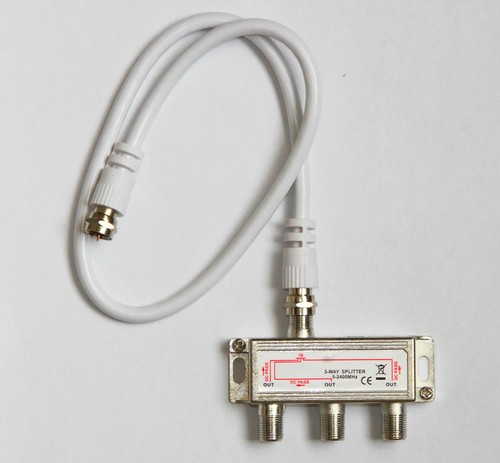 Way splitter f plug - splitter,