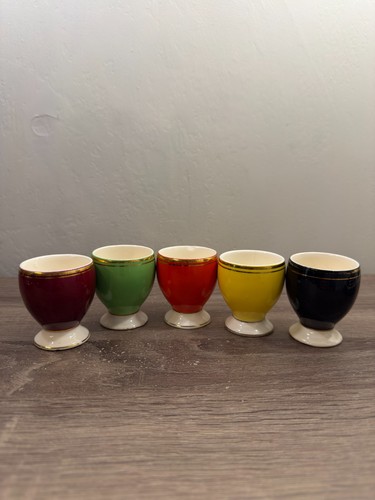 Vintage ceramic egg cup - cup, x5