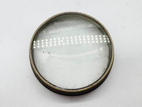 Vintage brass magnifying glass - vintage,