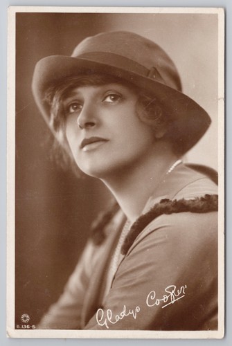 Rppc actress gladys cooper - actress,