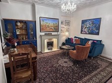 Large Persian Rug 396 x 296 Cm TA.BRIZZ ardabil Hand Knotted Persian Carpet