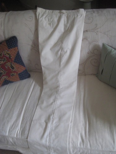 White cricket trousers - white,