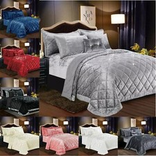 3 Piece Velvet Quilted