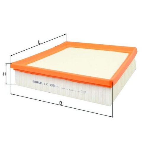Air filter for jaguar 0 - for, 5.0