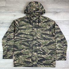 SUPREME S/S 2007 TIGER CAMO LIGHTWEIGHT PARKA L Jacket Zip Up Hoodie Military