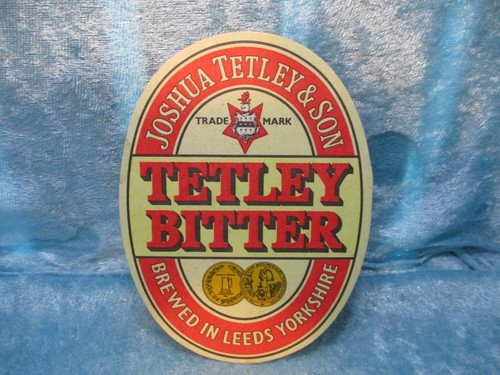 Tetley bitter beer coaster - tetley,