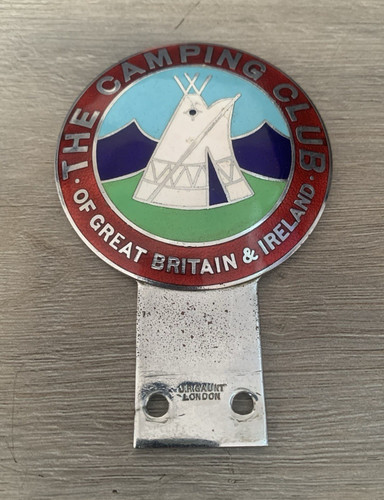 Vintage enamel the camping - vintage,