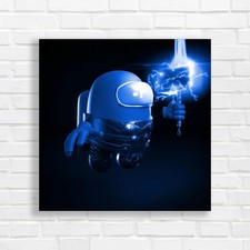Futuristic Alien Robot Blue