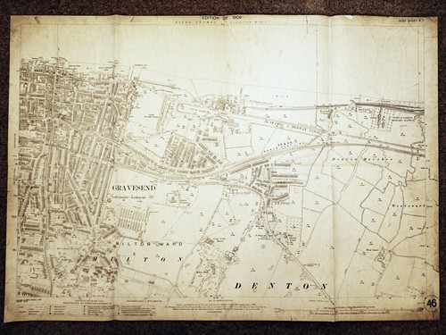 Kent old map plan - kent,