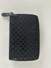 Gucci Black Guccissima Leather