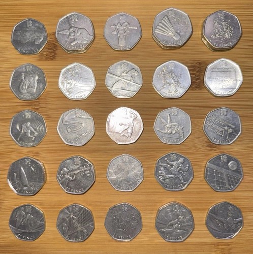 Olympic 50p coin - bundle,