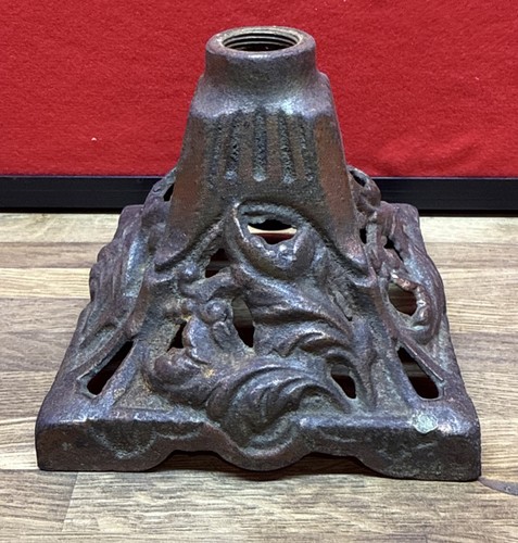 Antique cast iron oil - antique, lamp