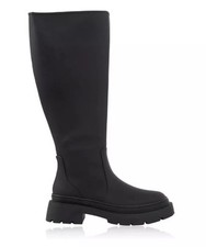 Kangol Knee High Ladies Black Boots Size UK 7 EU 40 /FEFF25