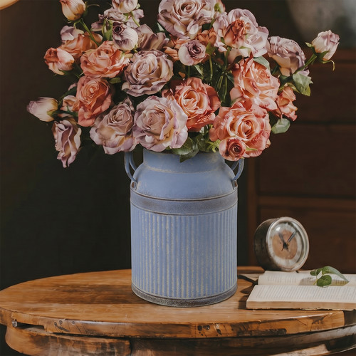 26cm tall metal flower - tall,