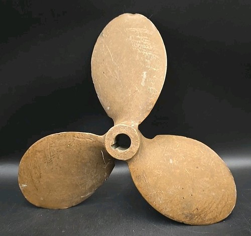 Vintage brass boat propeller - ,