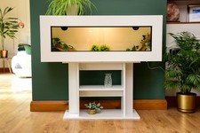 4ft x 16" x 18" Modern White