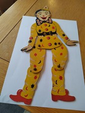 Vintage Joey The Amazing Dancing Clown. British Made Toy.