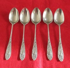 5 x Antique EPNS Silver Plated