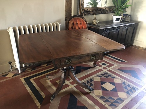Antique mahogany regency - antique,