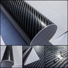 7D Black Carbon Fibre Vinyl -