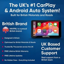 NAVPAL 7” Wireless CarPlay &