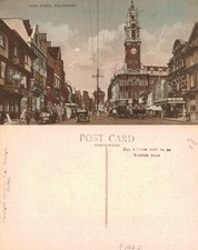 Vintage postcard high - vintage,