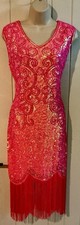 Stunning New Flapper dress size XL 14 16 Party Cocktails 20s