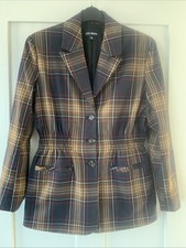 Ladies Steve Madden Tartan Style Jacket Small, Brand New