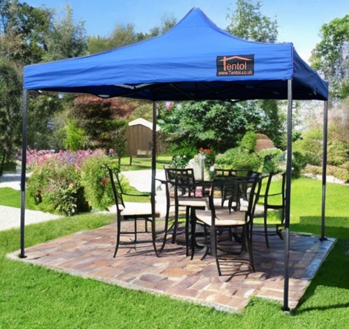 Blue pop gazebo 3mx3m - blue,