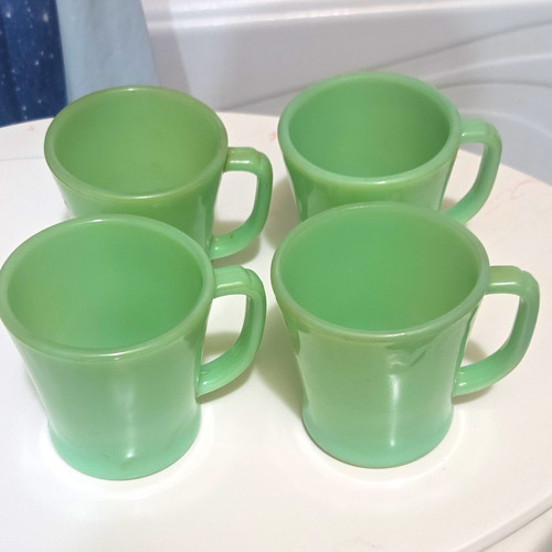 Fire king jadeite green - fire-king, milk