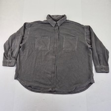 Aerie shirt large grey women - large, women's