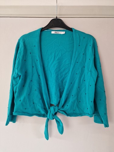 Teal blue tie - m&co, tie-front