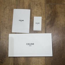 CELINE PARIS Empty Gift Storage Box White 23cm X 12cm X 6.5 Cm
