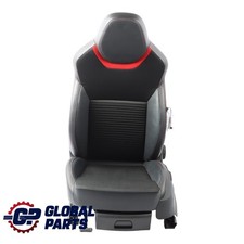 Skoda Octavia 5E VRS Sport Seat Front Left N/S Half Leather Black Red 