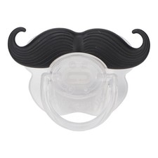 Funny Mustache Pacifier Safe