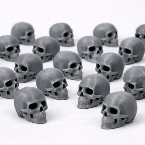 Skulls 50pcs 7mm miniature - skulls,