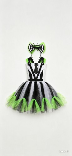 Girls beetlejuice costume - beetlejuice,
