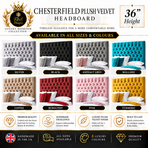 Chesterfield plush velvet - plush,