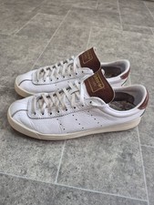 Adidas Lacombe Trainers UK Size 8 White Brown