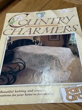 Twilleys Country Charmers 16 Knitting & Crochet Patterns Blankets Cushions Etc