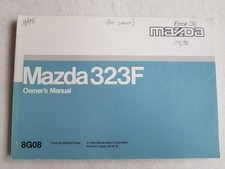 MAZDA 323F Car Owners Manual MAY 1994 #8G08-EE-94E