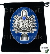 The Vampire Diaries Stefan Salvatore Crest Lapis Daylight Ring Brooch Badge